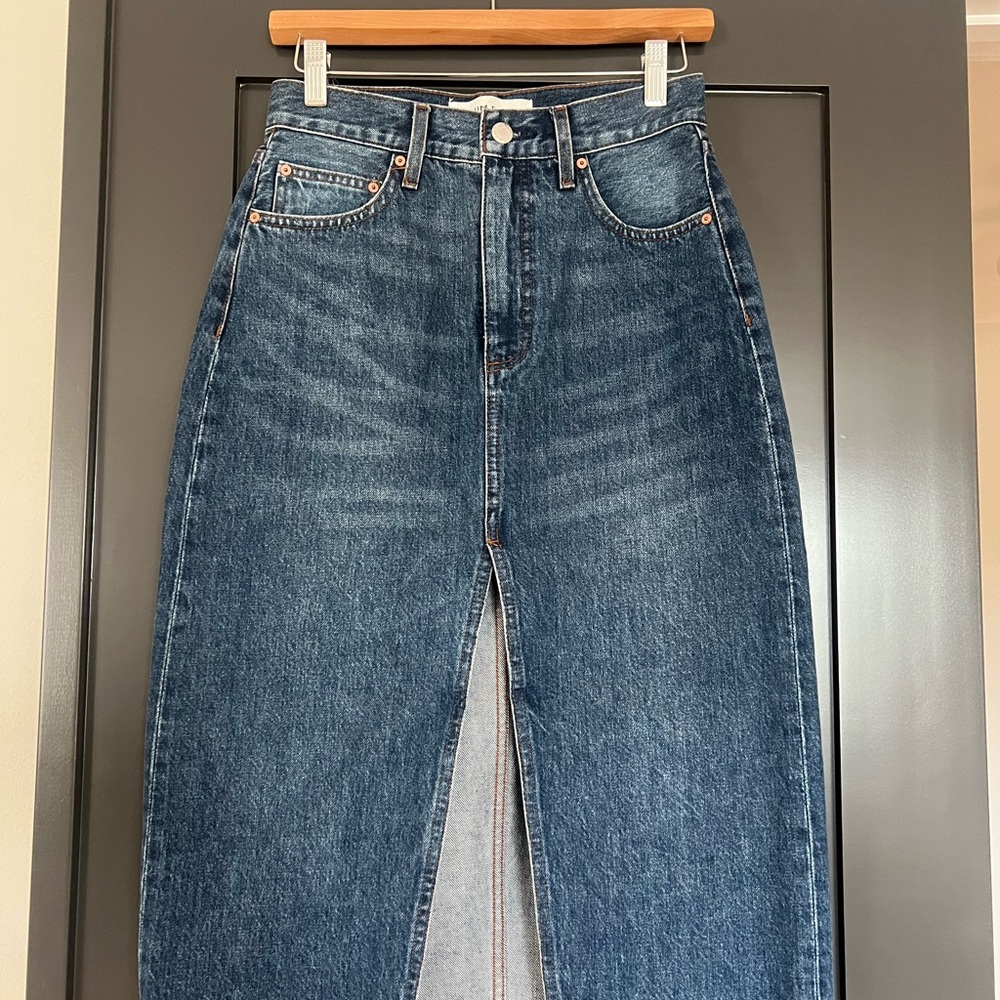 Denim Forum Blue Jean Skirt